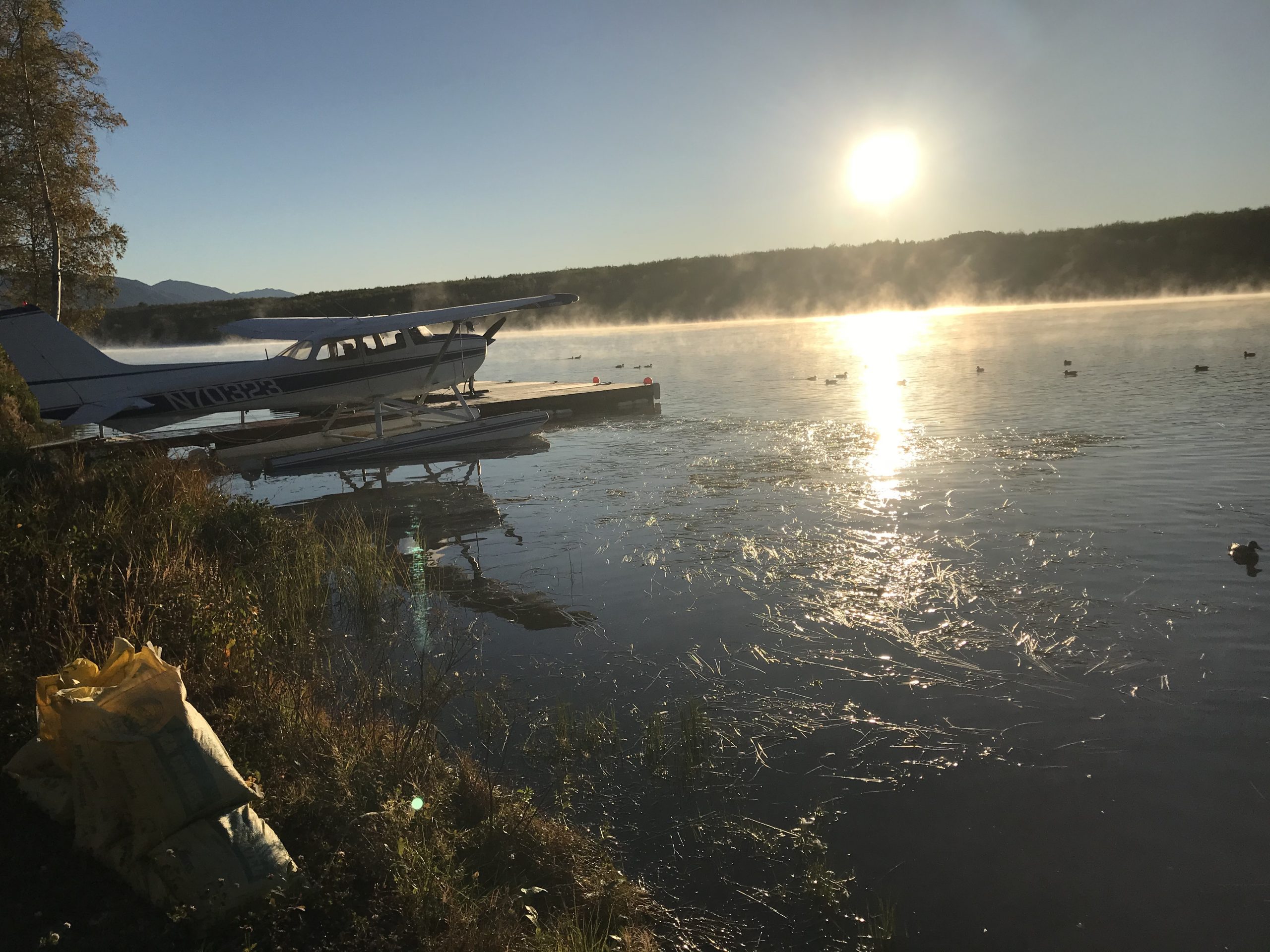Visnaw Lake at sunrise